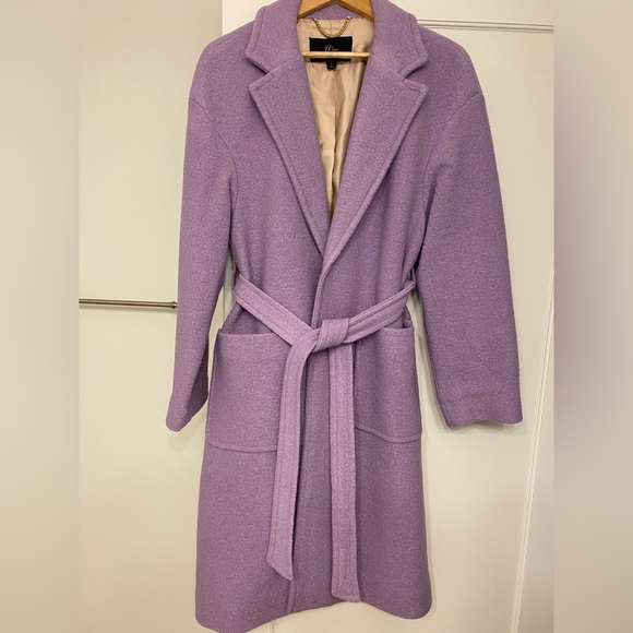 J. Crew Jackets & Blazers - J CREW LAVANDER coat, limited edition, boiled wool, size L, fully lined, warm